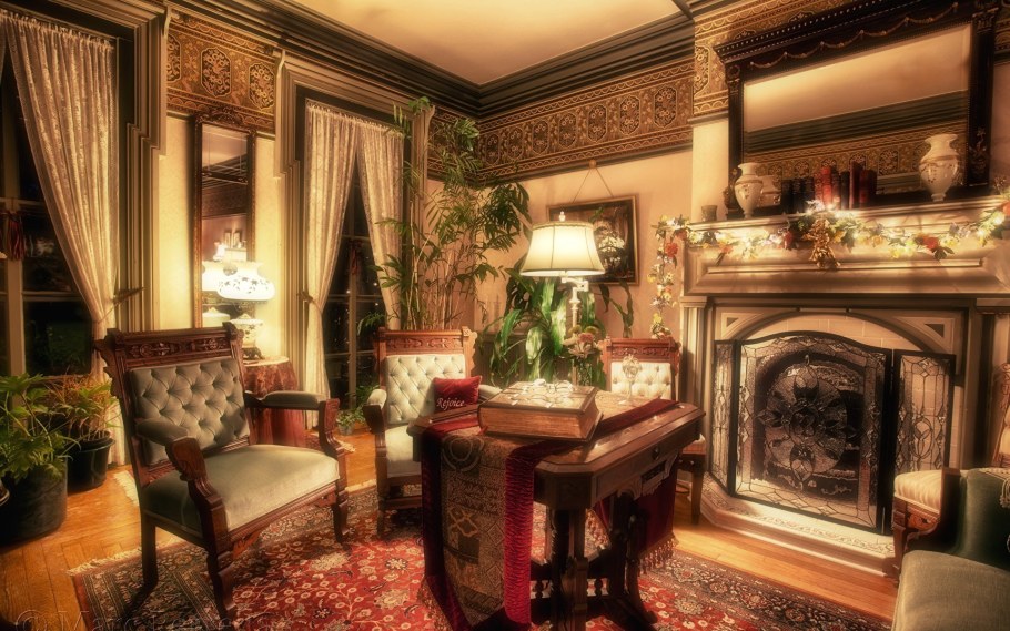 Викторианская Англия интерьер поместье