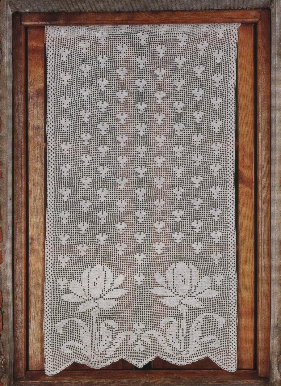 Занавески крючком