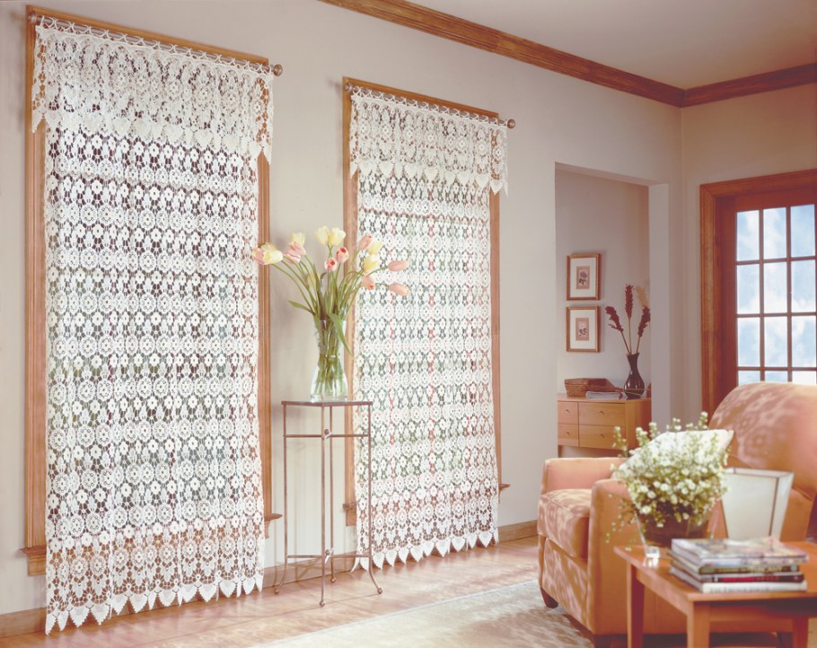 Шторы макраме