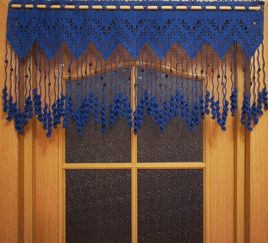 Занавески с висюльками крючком