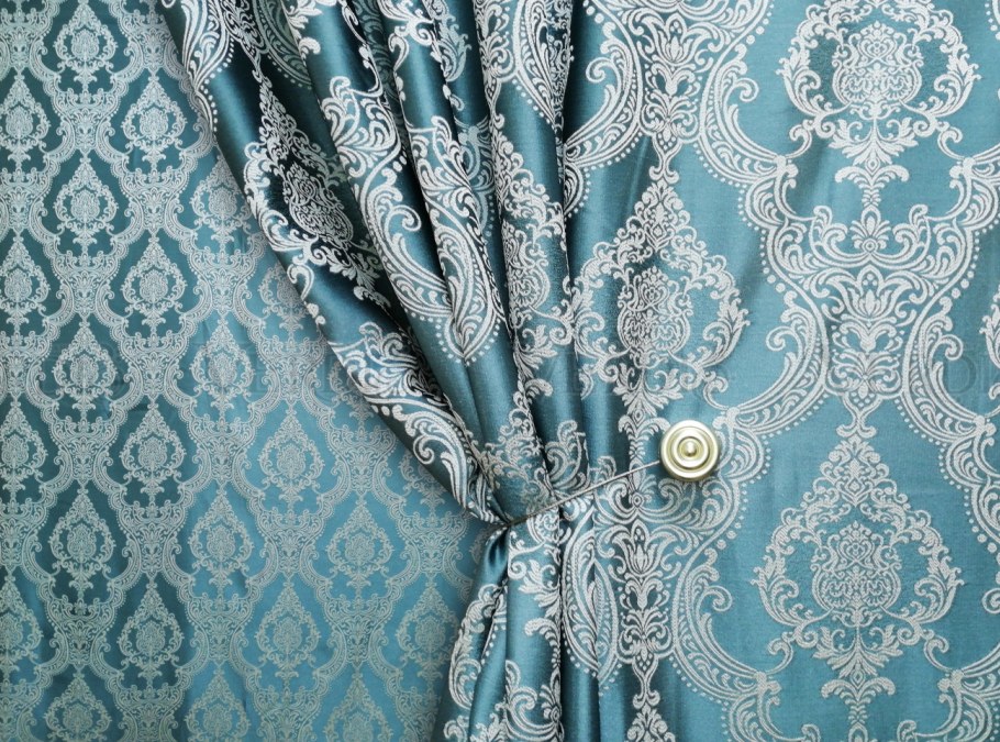 Блэкаут жаккард цв. Бирюза