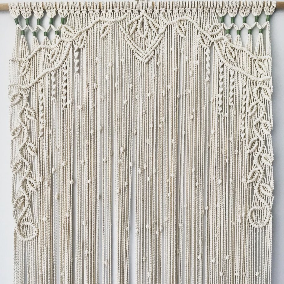 Шторы макраме