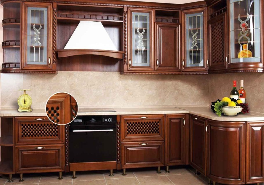 Кухни Зов массив черешни