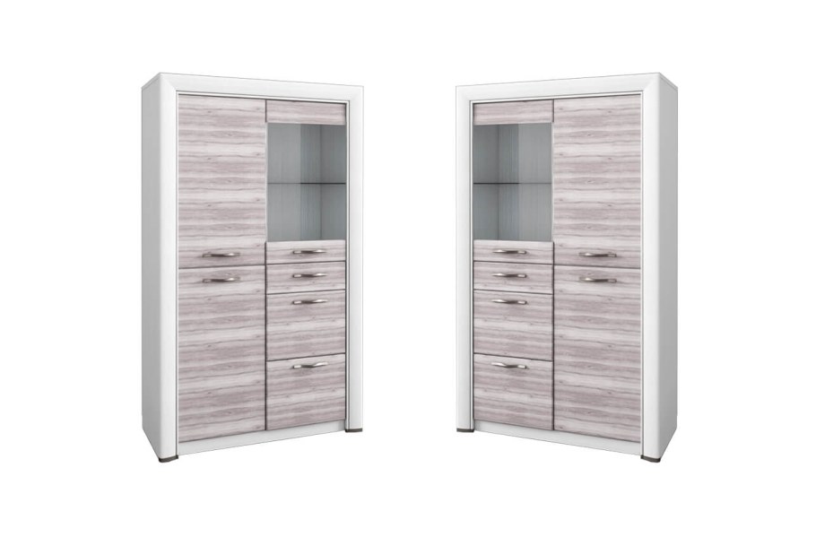 Olivia, шкаф-витрина 2v2d