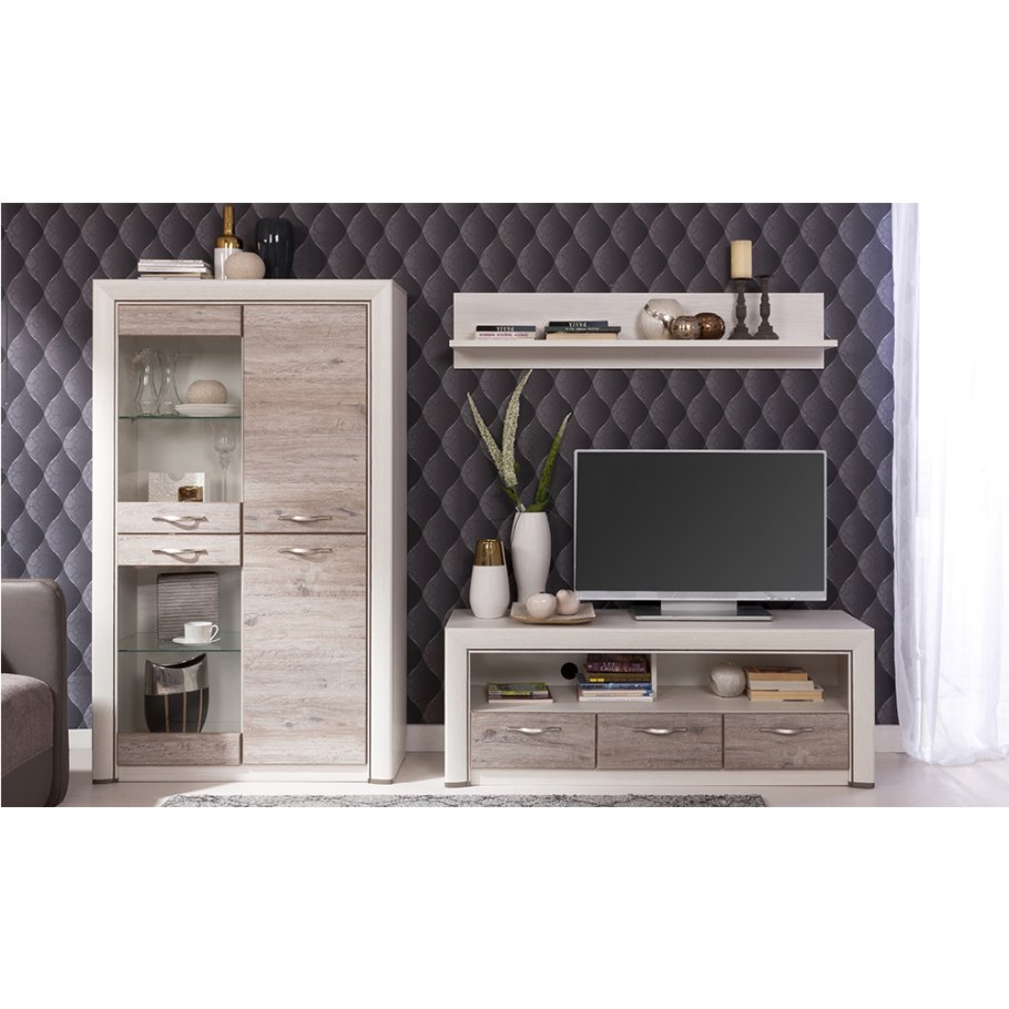 Olivia, шкаф-витрина 2v2d