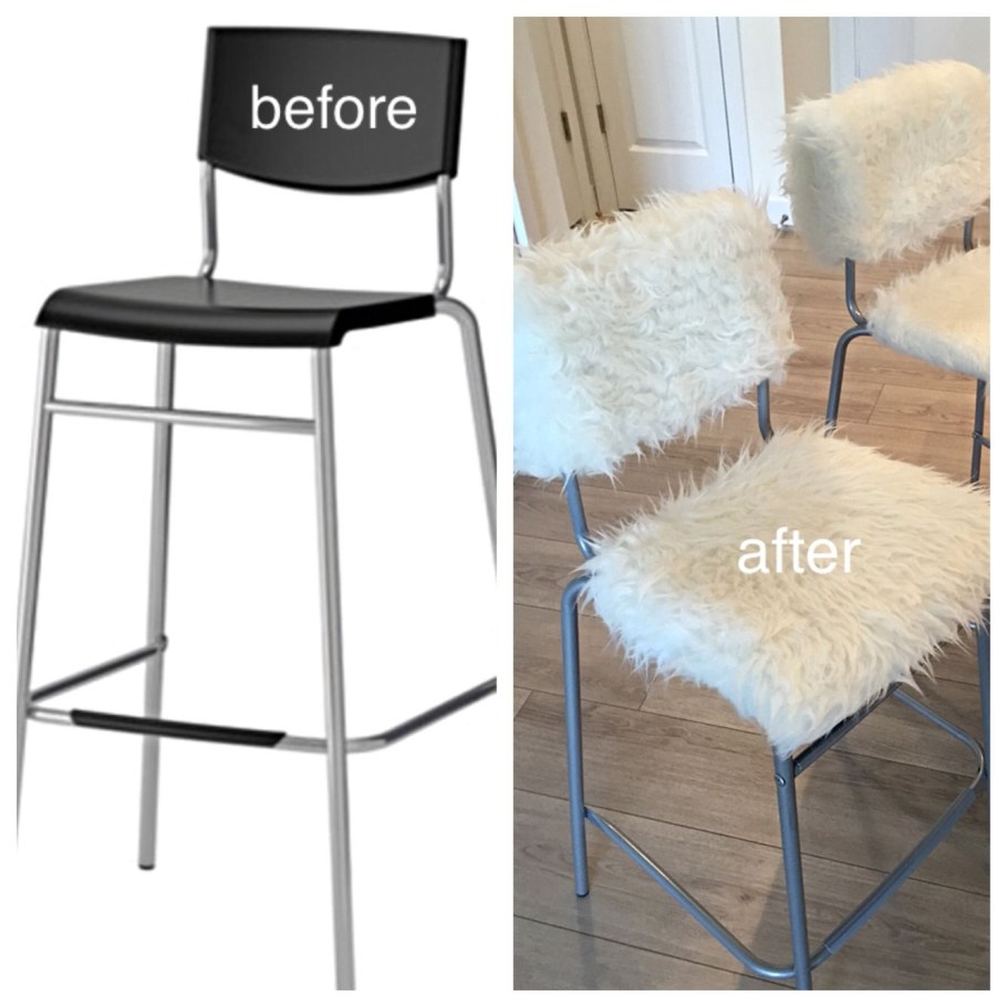 Стул икеа барный переделка