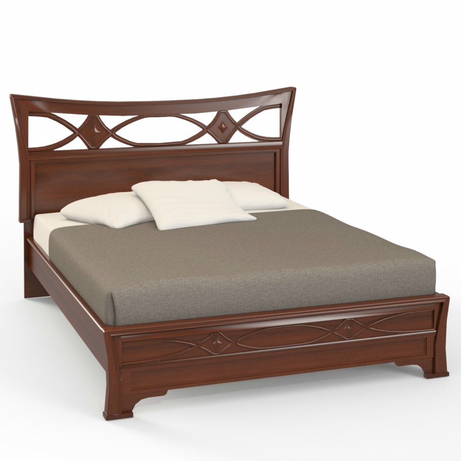 Кровать 2 спальная (1600мм) Шатура Флоренция-м