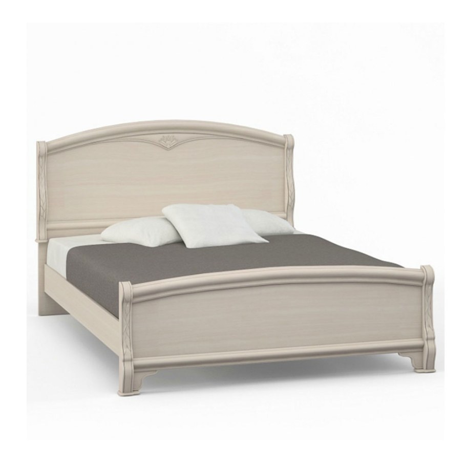 Кровать Шатура Лючия светлая 2 спальная 1600мм