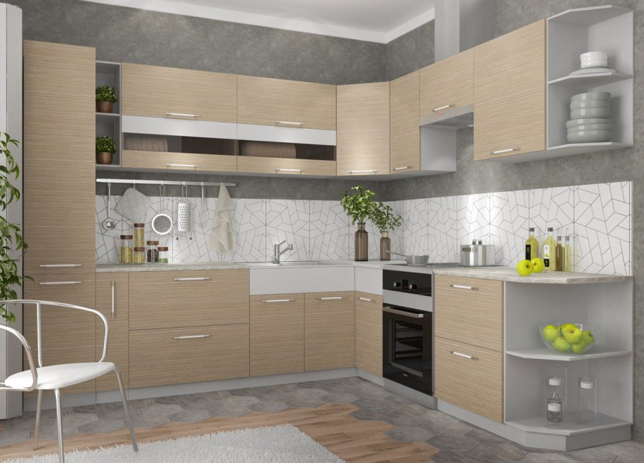 Кухня Маша зебрано ДСВ