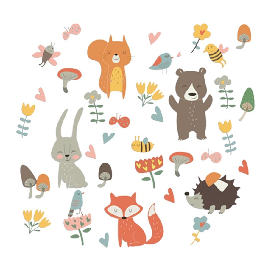 Росписи детского садика детский декор стен животные