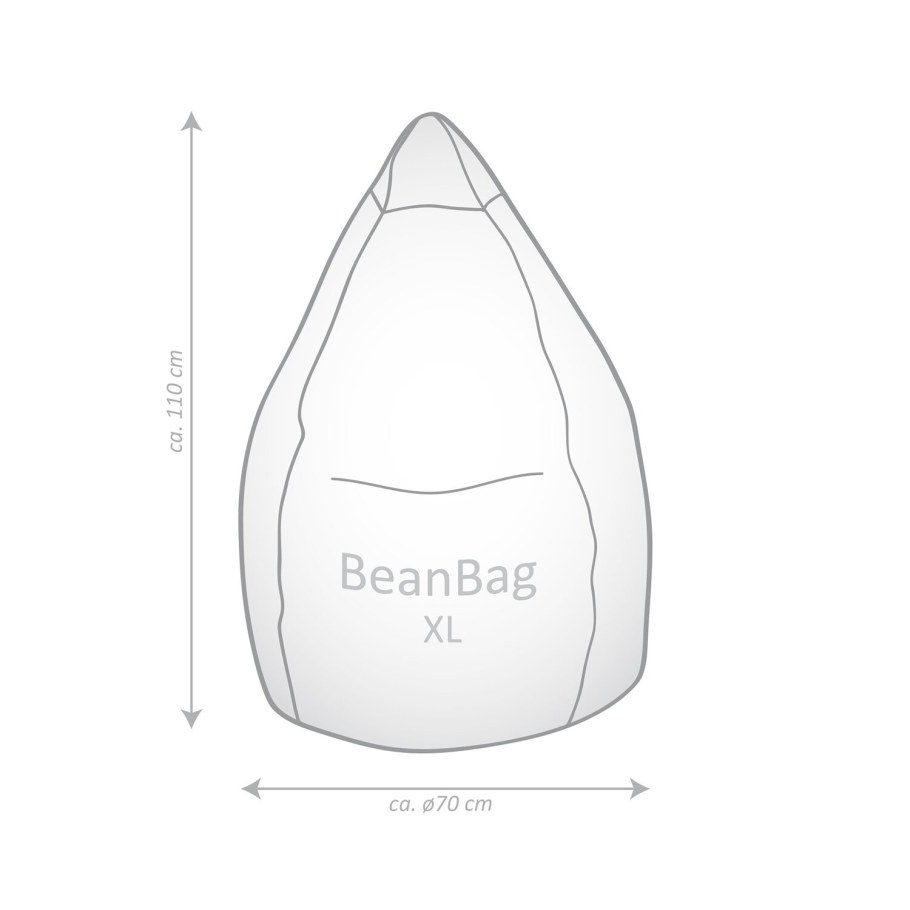 Развертка Bean Bag для шитья