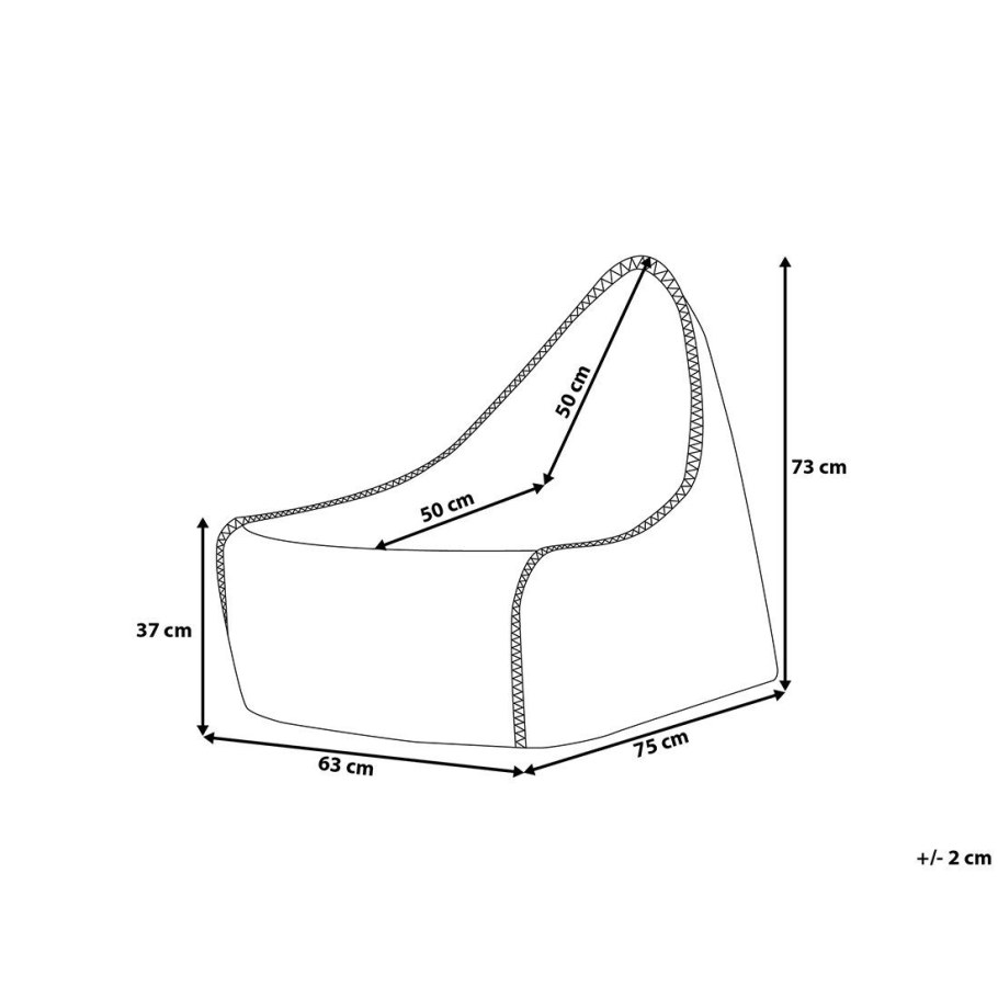Кресло мешок выкройка с размерами 110 см