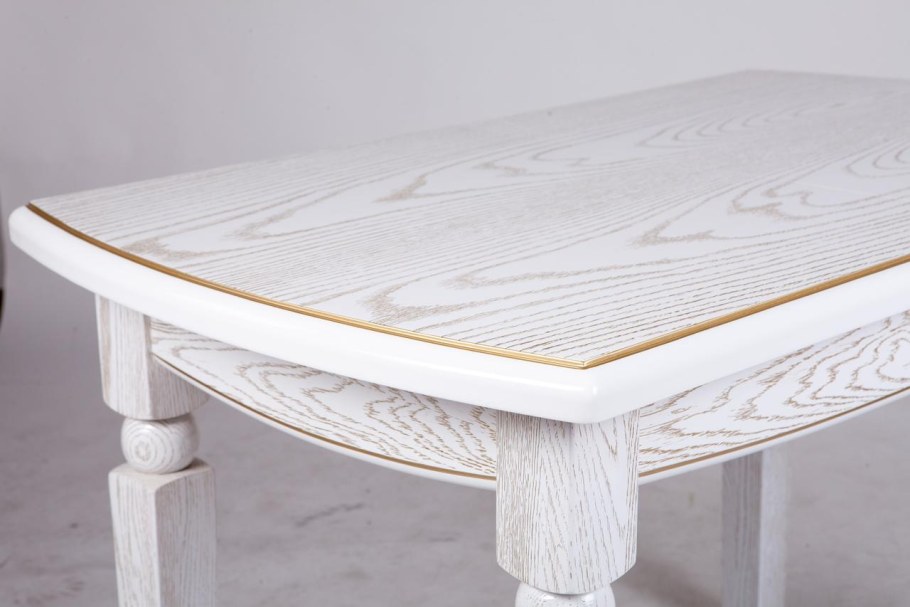 Стол классика шпон ясень патина