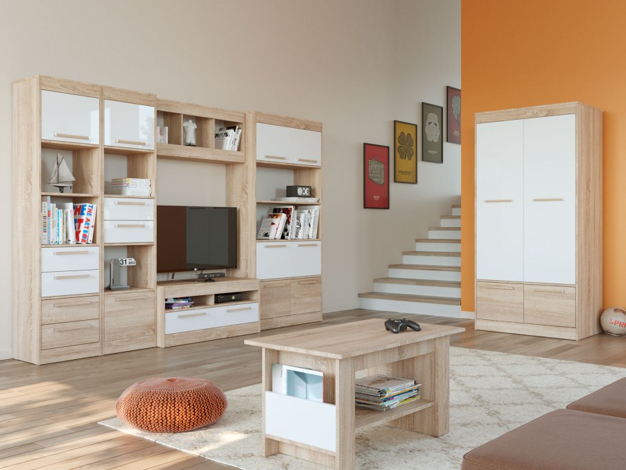 Шкаф-пенал ШКС-2 "Оксфорд"