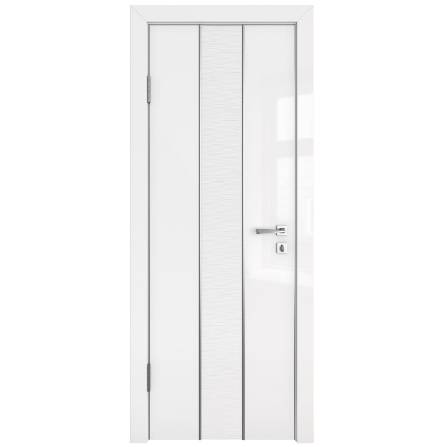 Дверь Герда белый глянец