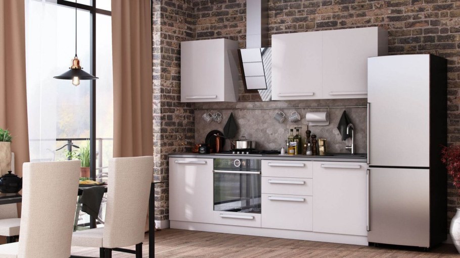 Кухня Герда белый глянец любимый дом