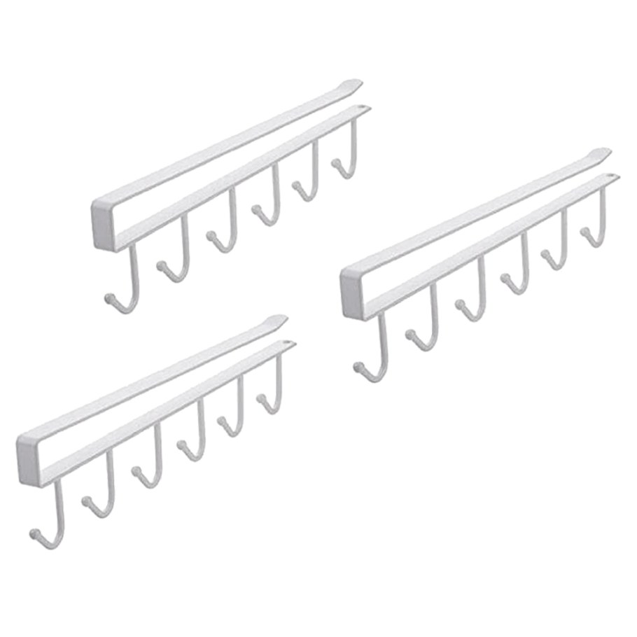 Vetta вешалка подвесная на полку, 10 крючков, 26х7см, металл