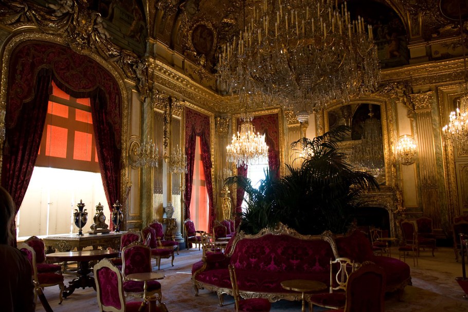 Лувр Париж Королевские апартаменты Наполеона III