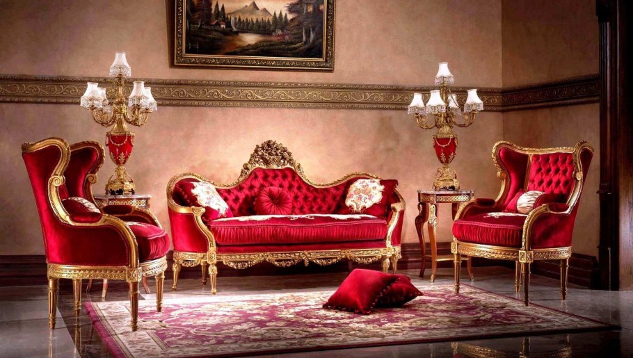 Napoleon second Empire Style gilt-Ormolu-Mounted Veneer Inlaid Six pieces Salon Set