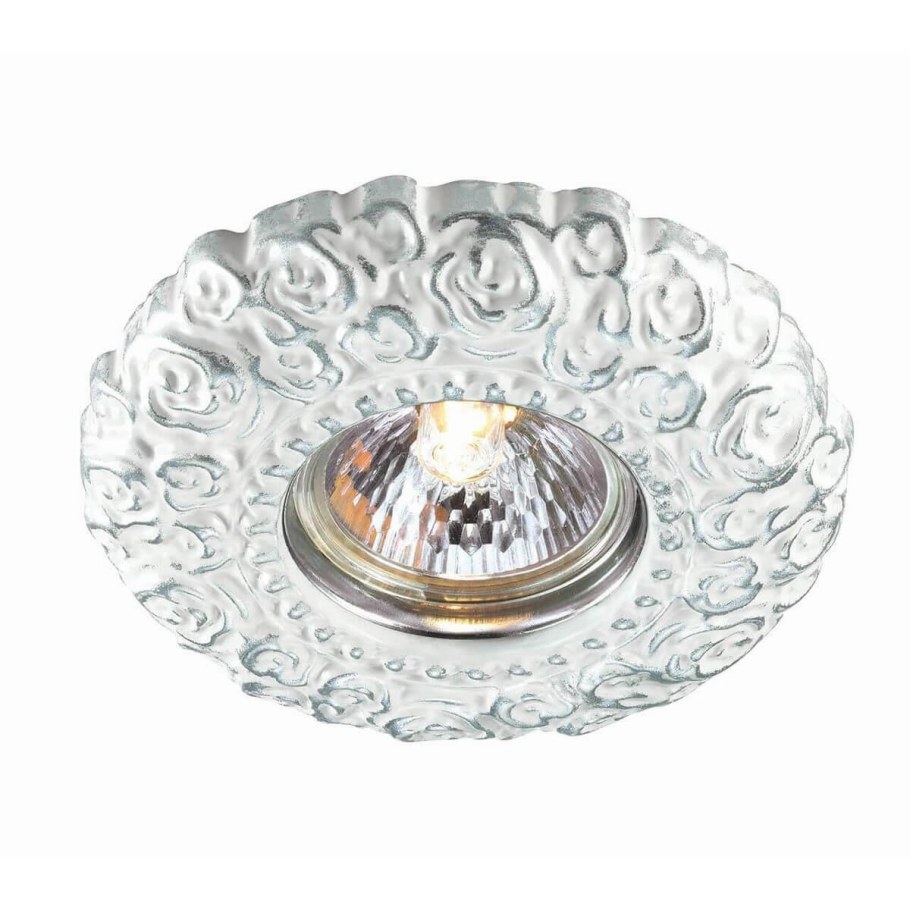 370312 Nt17 255 белый/серебро встраиваемый свет. GX5.3 50w 12v Fiori