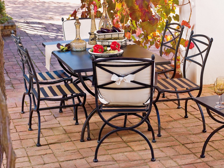 Стол на террасу ковка