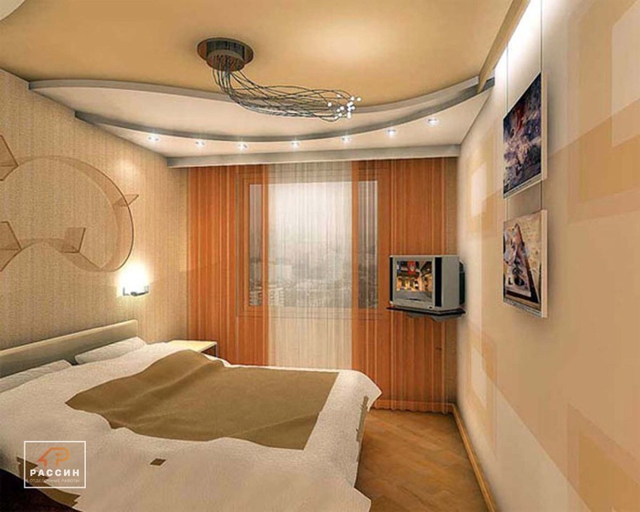Спальни комната потолок