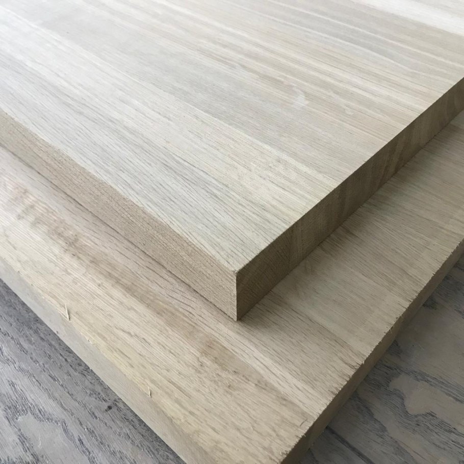 Щит дубовый цельноламельный 40