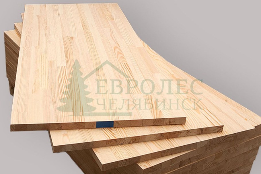 Мебельный щит цельноламельный хвоя