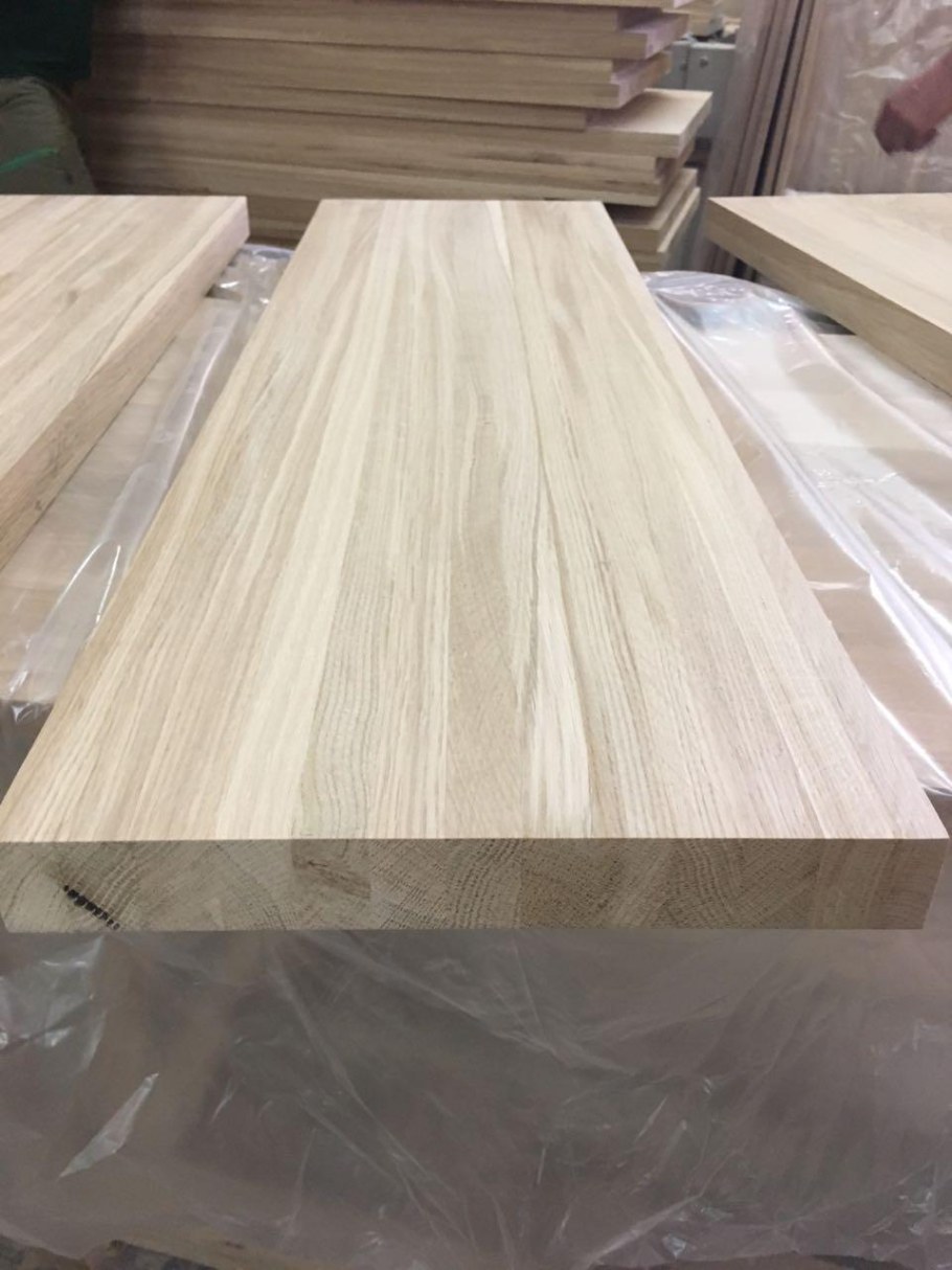 Щит цельноламельный дуб 40 мм