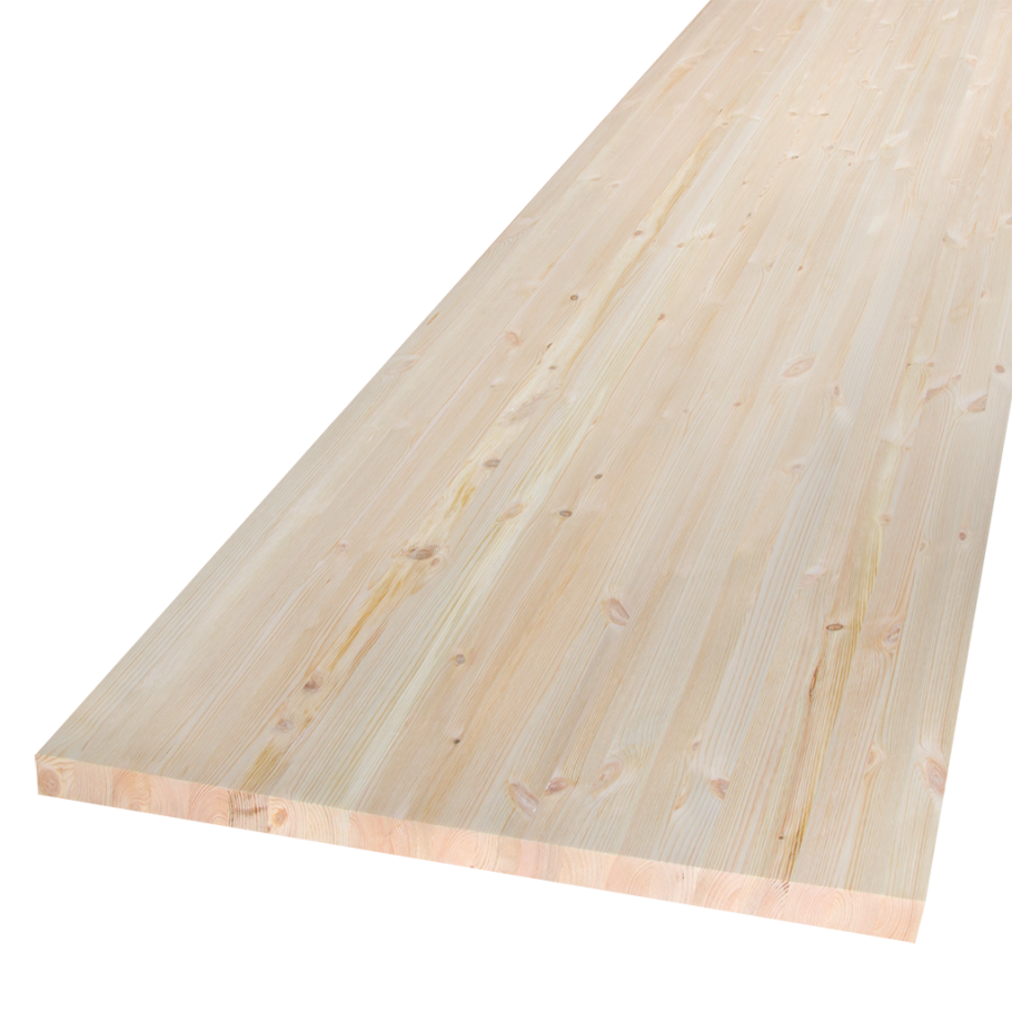 Щит лиственница 40 мм цельноламельный