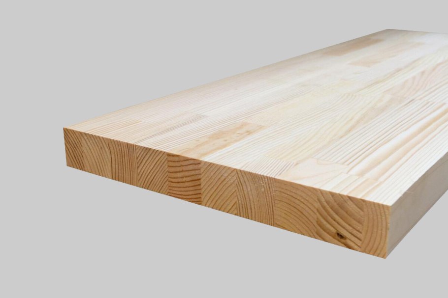 Мебельный щит ясень 40 мм цельноламельный