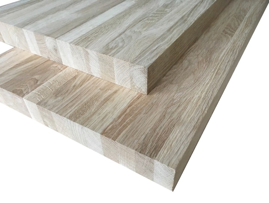 Цельноламельный щит дуб