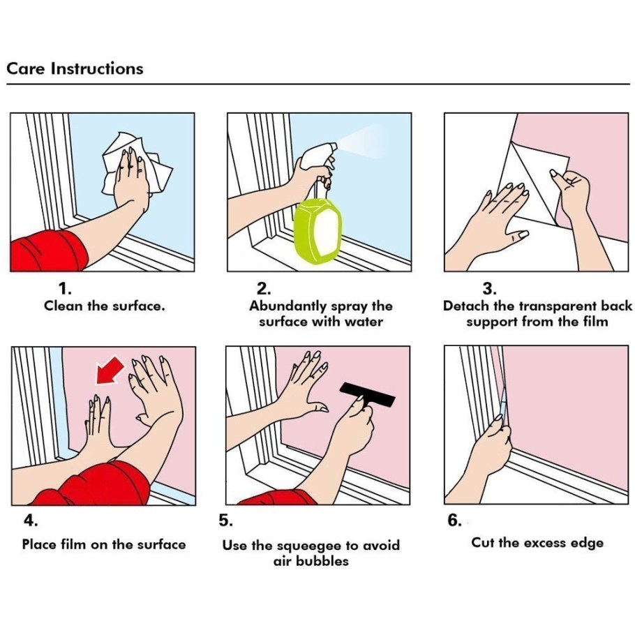 Наклеивать защитную пленку на окна