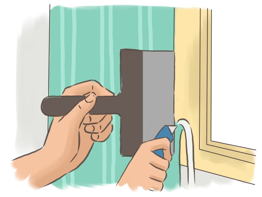 Клеить углы флизелиновыми обоями