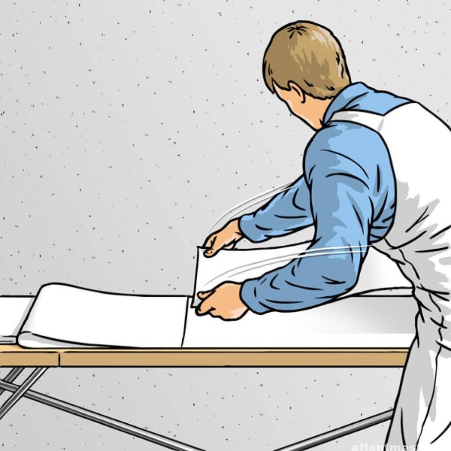 Технология оклеивания стен обоями