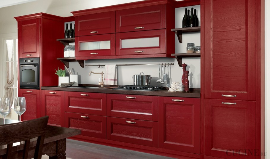 Кухня Шатура бордо кухня Ацена