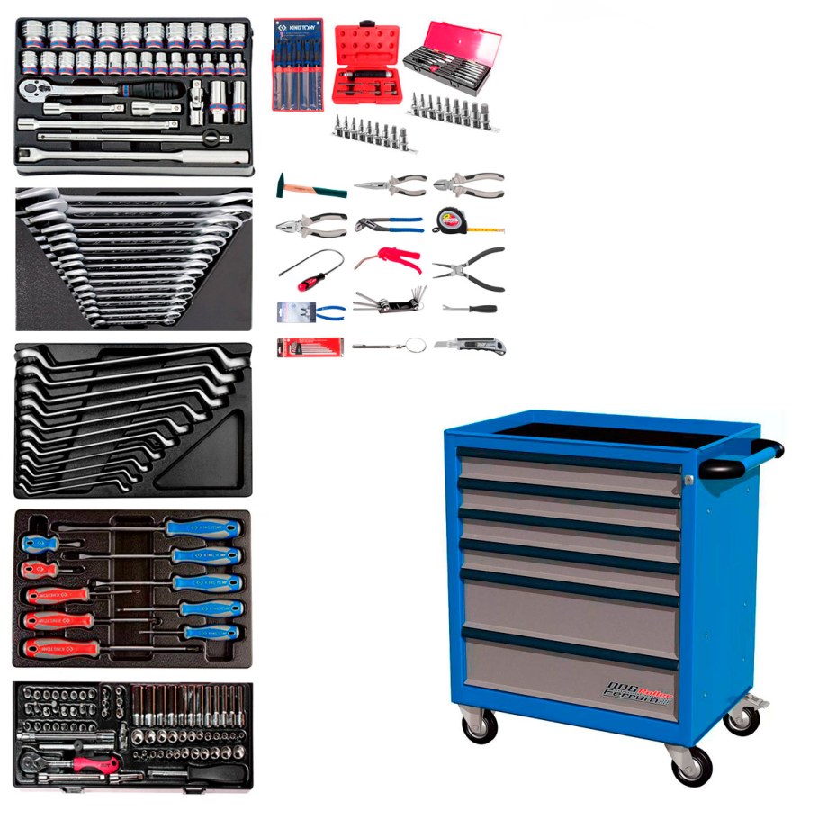 TOPTUL ctla1650 инструментальная тележка с инструментом