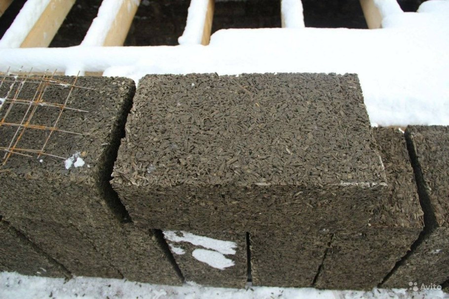 Арболитовые блоки шип ПАЗ