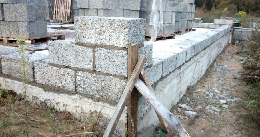 Фундамент МЗ арболит а