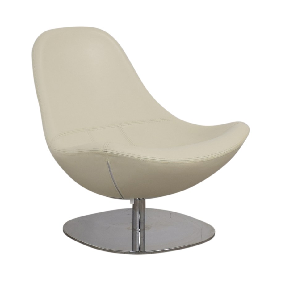 Икеа кожаное кресло Тируп