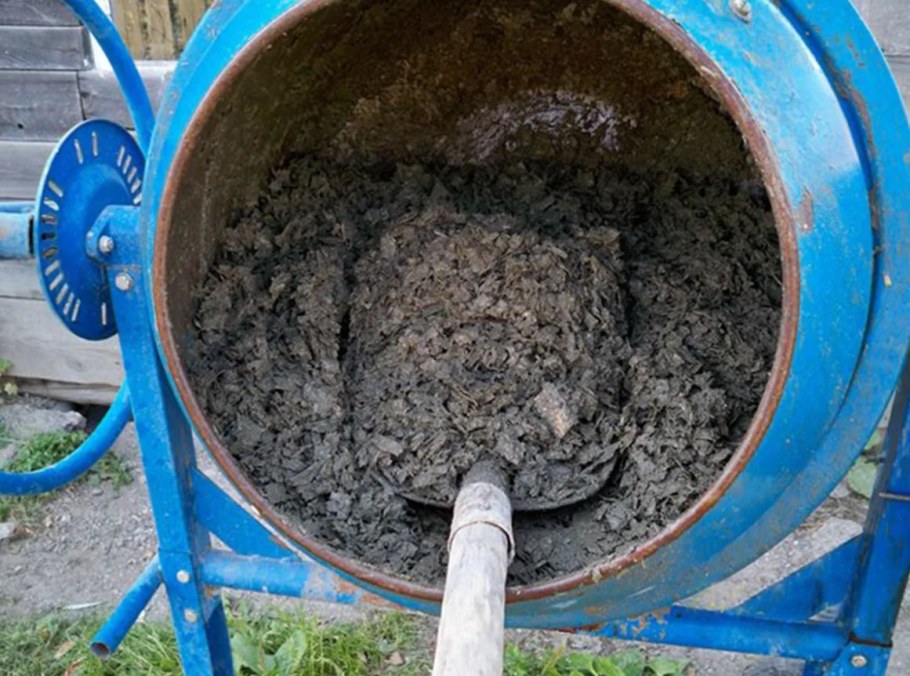 Бетономешалка для арболитовой смеси