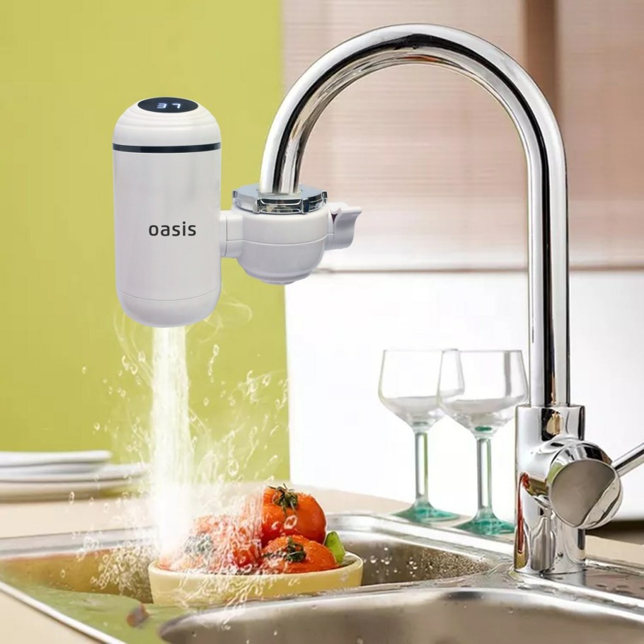 Проточный электрический водонагреватель на кран Oasis NP-W