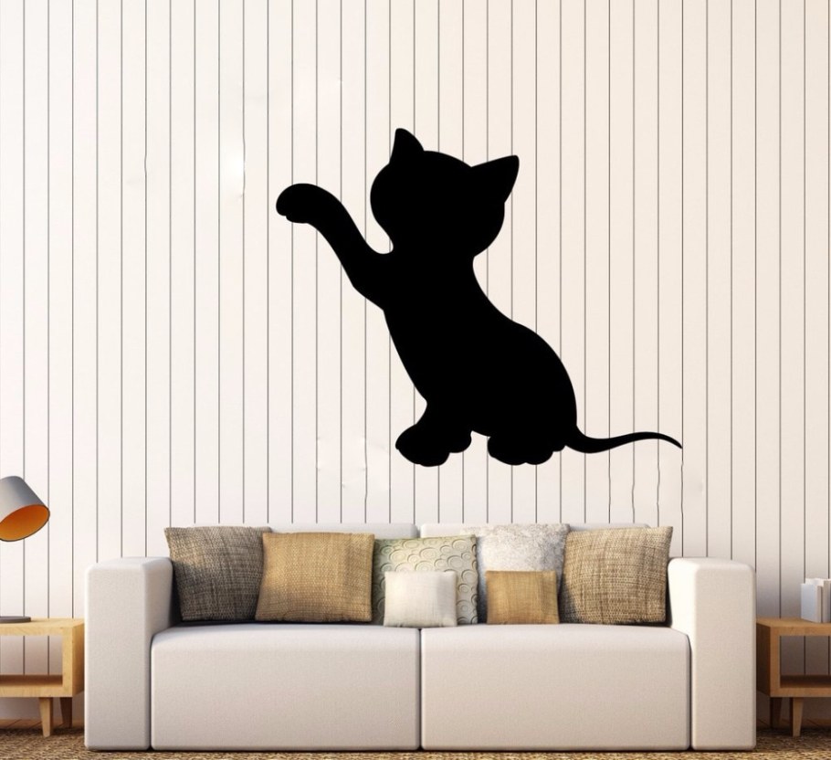 Силуэты на стену декор