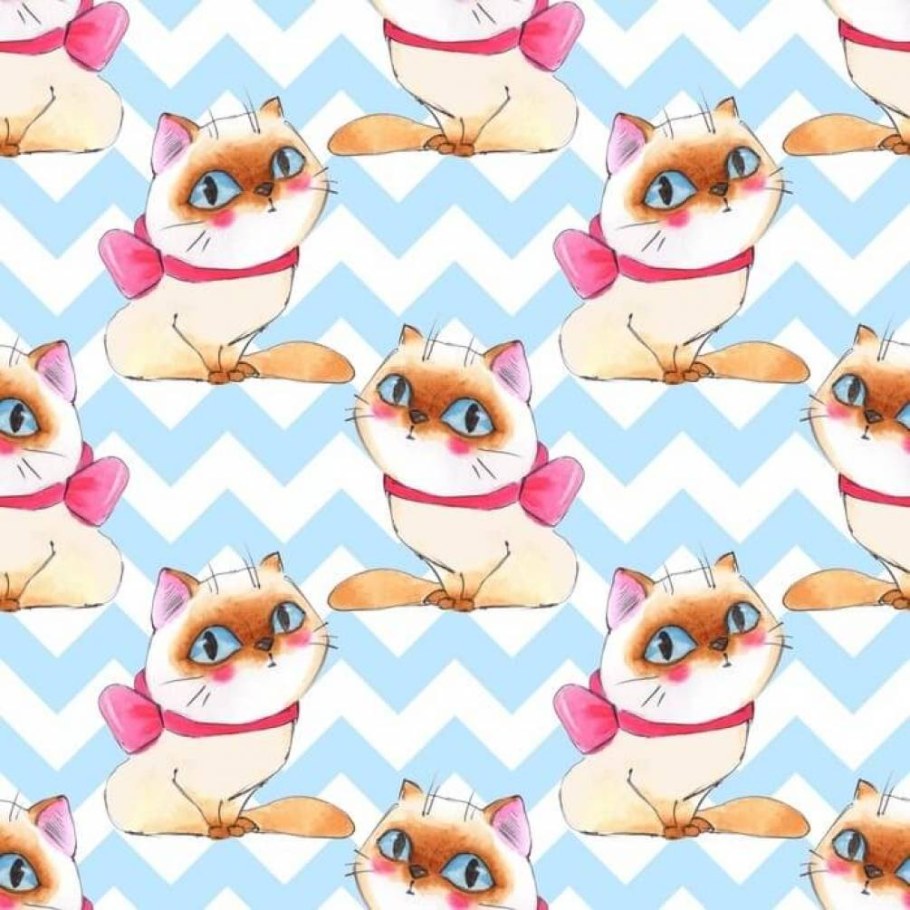 Детские обои с котиками