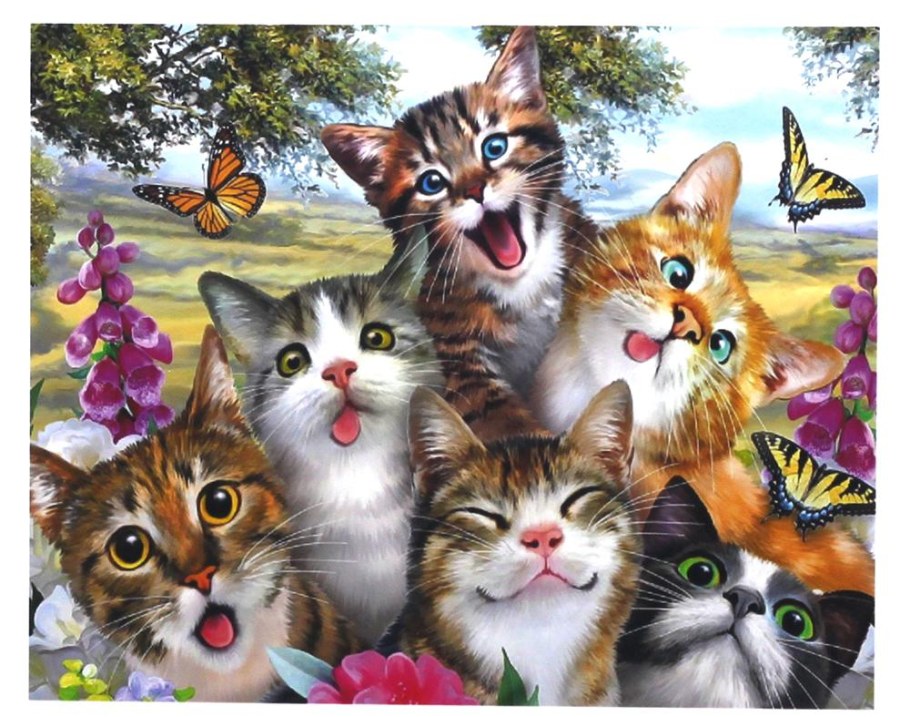 Картины по номерам с котами