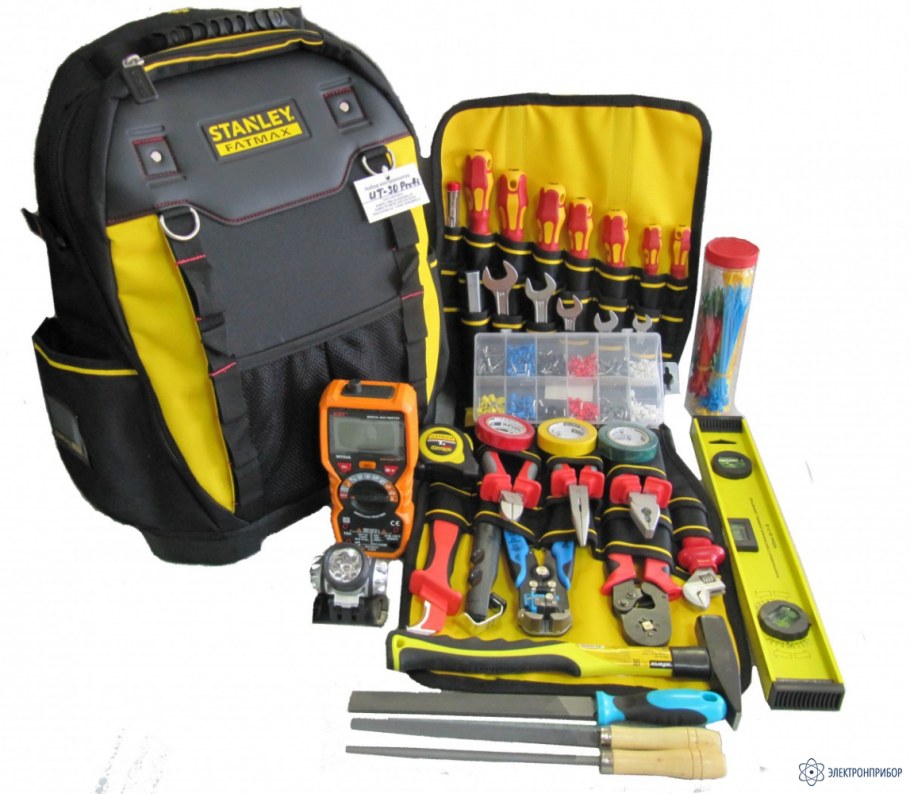 Набор электрика в рюкзаке "UT-30" Profi