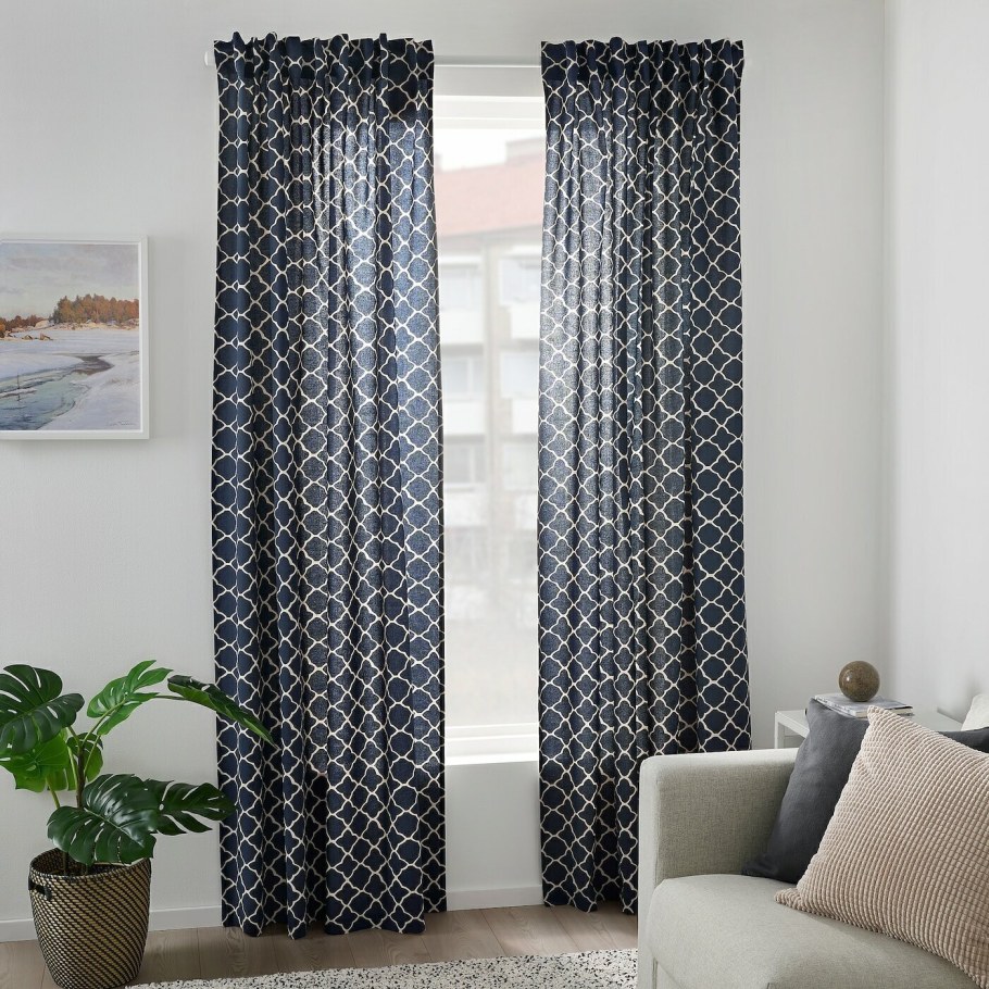 Шторы икеа citrustrad