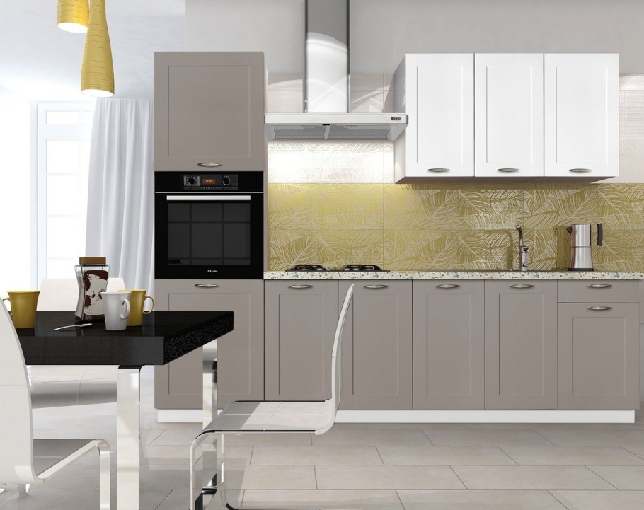 Кухня Базис Николь грей