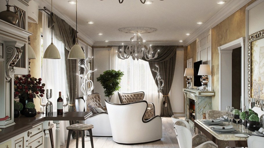 Стиль Неоклассика в интерьере