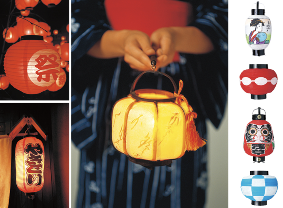 Японские фонарики тетин